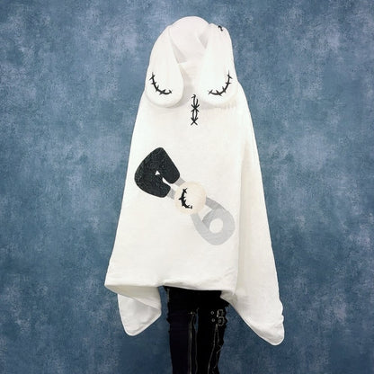 NieR Automata - Fluffy Blanket With Hood And Cushion Storage