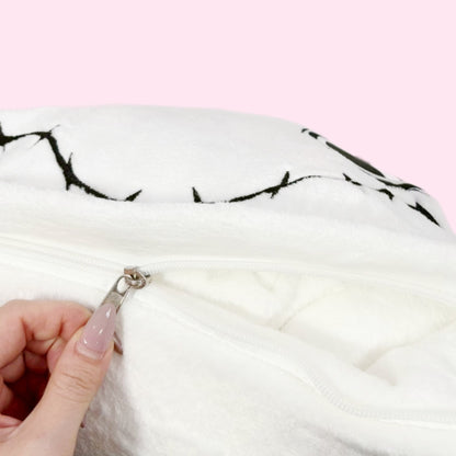 NieR Automata - Fluffy Blanket With Hood And Cushion Storage