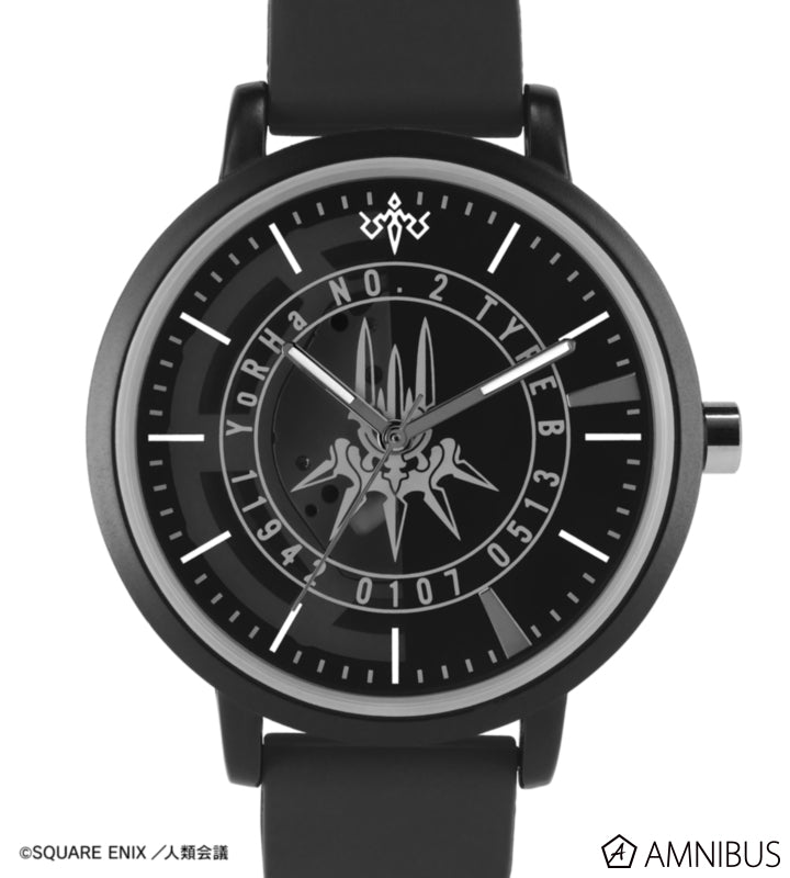 Nier Automata Silicone Band Watch - 2B Ar Unity Image Motif [Pre-Order Apr 2027]