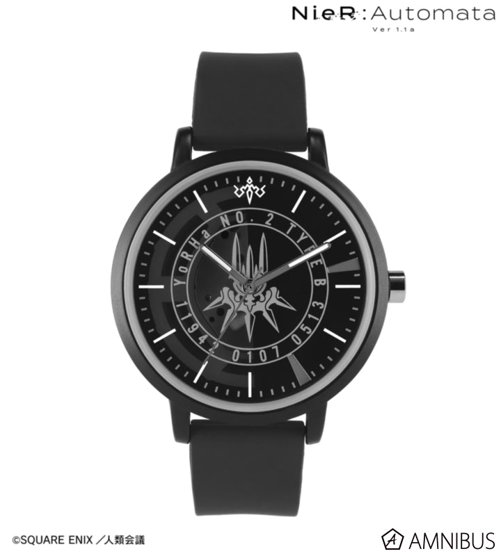 Nier Automata Silicone Band Watch - 2B Ar Unity Image Motif [Pre-Order Apr 2027]