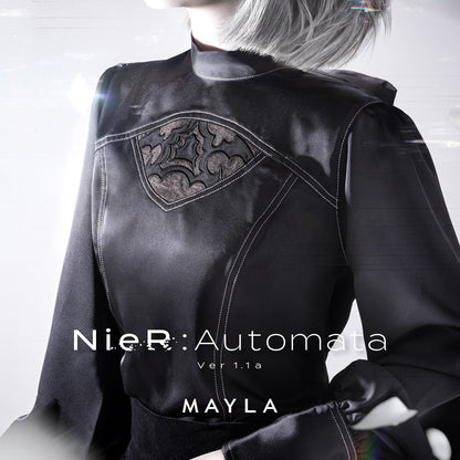 Nier Automata X Mayla - Cruel Black Iconique Blouse [Pre-Order Feb 2027]