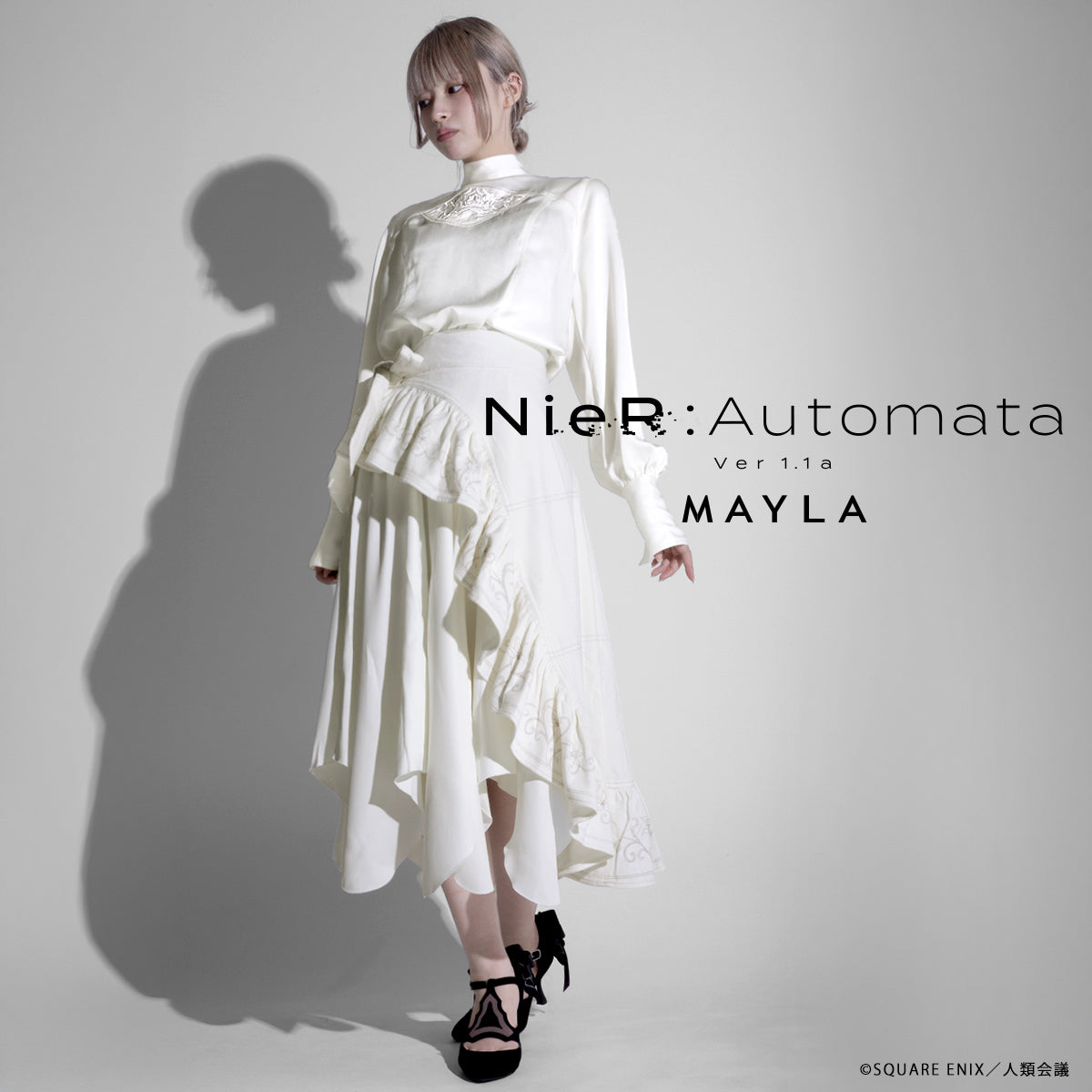 Nier Automata X Mayla - Virtuose White Iconique Blouse [Pre-Order Feb 2027]