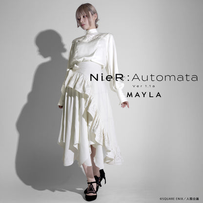 Nier Automata X Mayla - Virtuose White Iconique Blouse [Pre-Order Feb 2027]