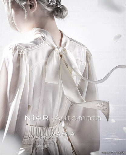 Nier Automata X Mayla - Virtuose White Iconique Blouse [Pre-Order Feb 2027]