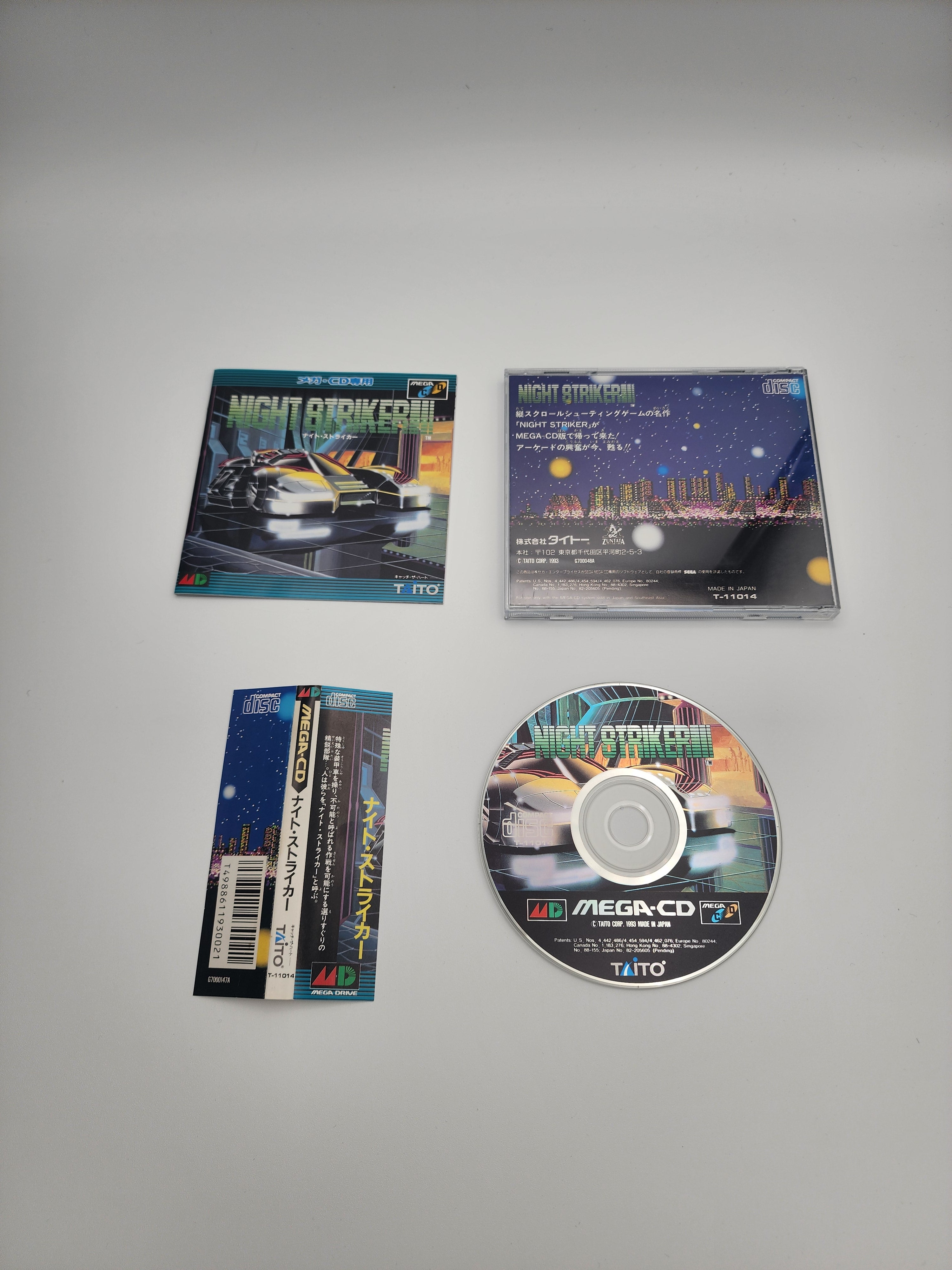 USED JAPAN] Night Striker Mega CD [NS2] – JumpIchiban