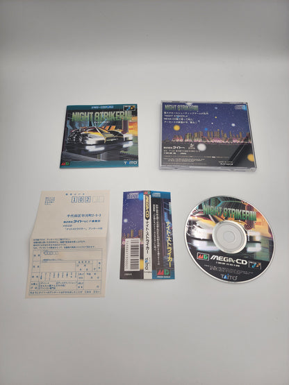 [USED JAPAN] Night Striker Mega CD [NS1]