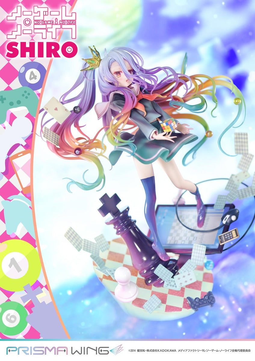 No Game No Life Prisma Wing Figure - Shiro