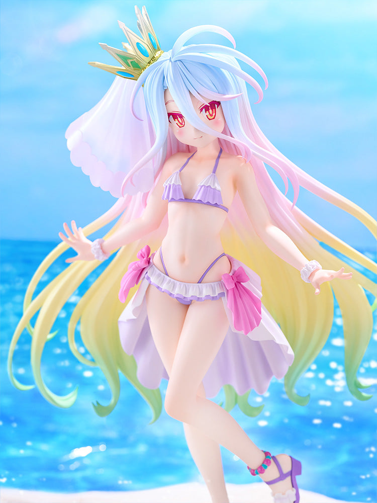 No Game No Life TENITOL TALL - Shiro Sailor The White Swimsuit Dress Ver. [Pre-Order Jun 2027]