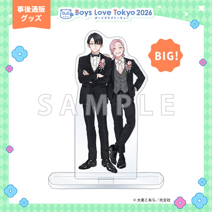 Nomi Senpai no Benmei - Boys Love Tokyo 2026 BIG Acrylic Stand [Pre-Order Late July 2026]