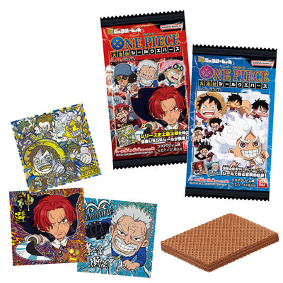 One Piece - Niformation Great Pirate Seal Wafer LOG.10 - Candy Toys, Snacks (BOX OF 20 PCS)
