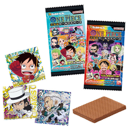 ONE PIECE - NIFORMATION GREAT PIRATE SEAL WAFER LOG.8 - CANDY TOYS, SNACKS (BOX OF 20 PCS)