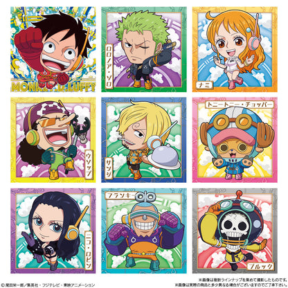 ONE PIECE - NIFORMATION GREAT PIRATE SEAL WAFER LOG.8 - CANDY TOYS, SNACKS (BOX OF 20 PCS)