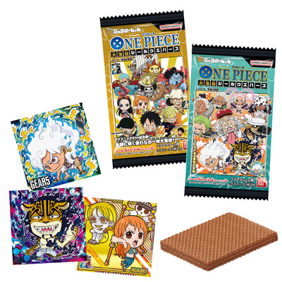One Piece - Niformation Great Pirate Seal Wafer LOG.9 - Candy Toys, Snacks (BOX OF 20 PCS)