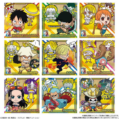 ONE PIECE - NIFORMATION GREAT PIRATE SEAL WAFER LOG.9 - CANDY TOYS, SNACKS (BOX OF 20 PCS)