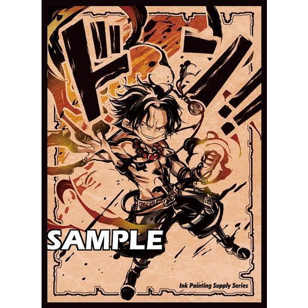 ONE PIECE CARD GAME - CARD SLEEVES INK PAINTING SUPPLY SERIES SUMI-E - ACE