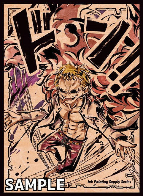 ONE PIECE CARD GAME - CARD SLEEVES INK PAINTING SUPPLY SERIES SUMI-E - DOFLAMINGO
