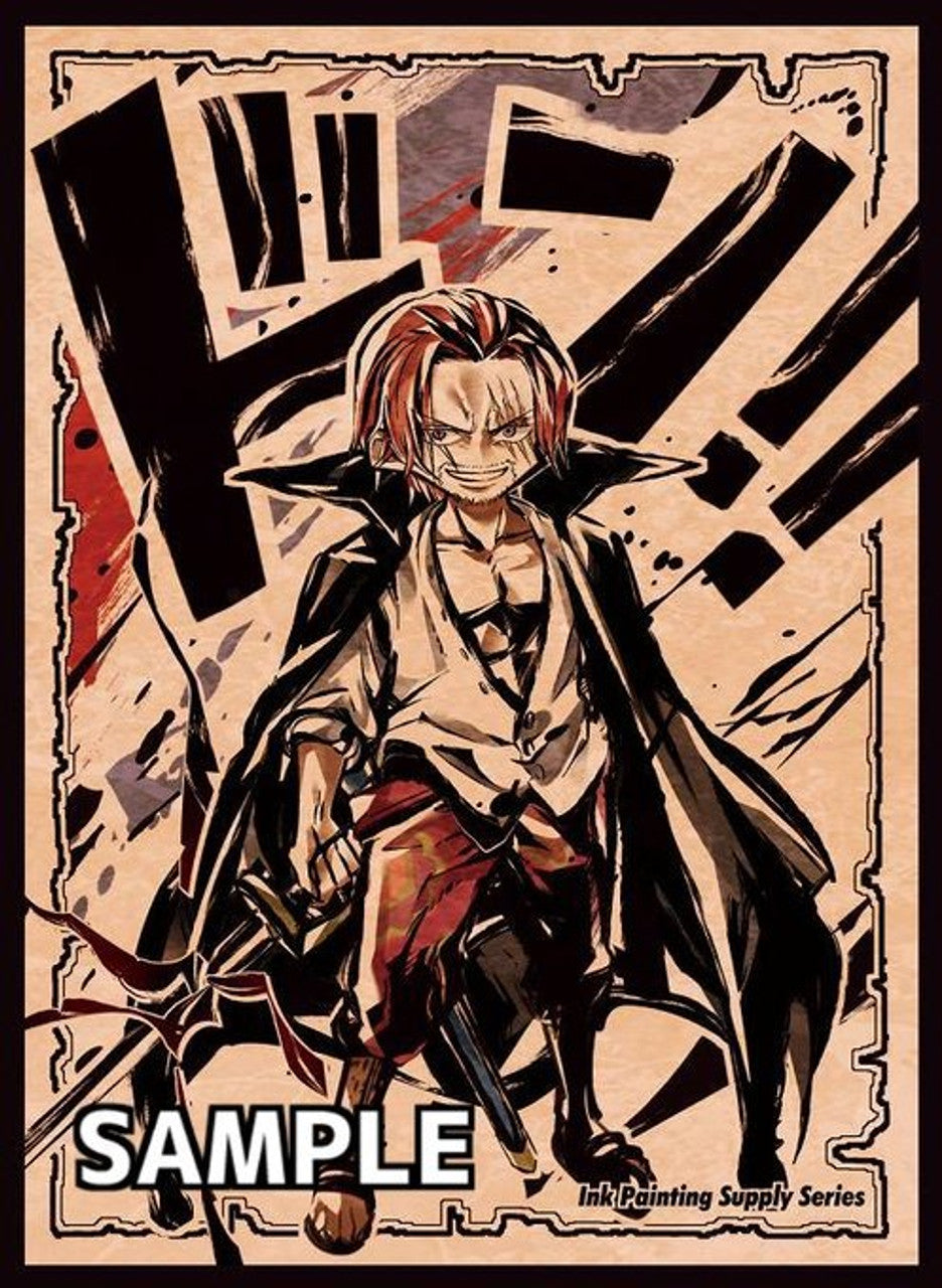 ONE PIECE CARD GAME - CARD SLEEVES INK PAINTING SUPPLY SERIES SUMI-E - SHANKS