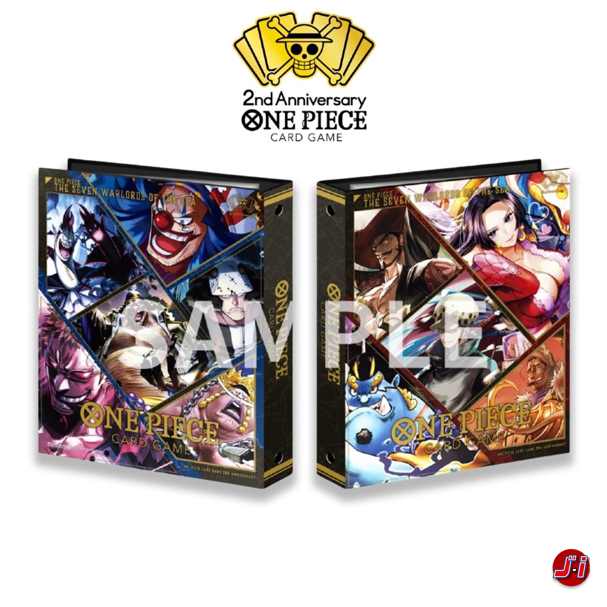 (BINDER ONLY) ONE PIECE CARD GAME 2nd ANNIVERSARY THE SEVEN WARLORDS OF THE SEA - PREMIUM BINDER