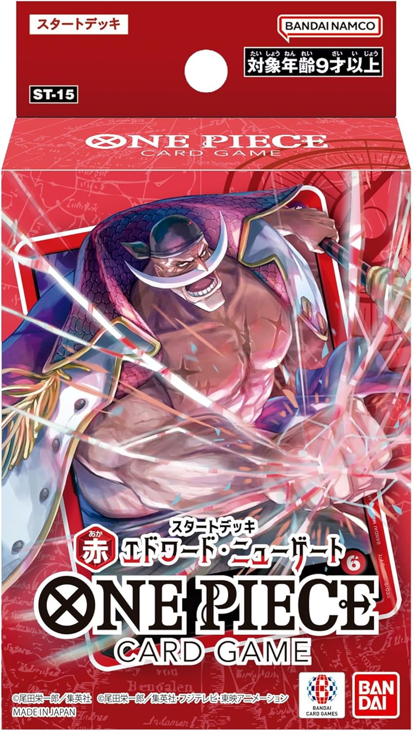 Thẻ Bài One Piece Card Game Starter Deck ST-15 Red Edward Newgate Chinh Hang Bandai Namco Thẻ Bài One Piece Card Game Starter Deck ST-15 Red Edward Newgate Chinh Hang Bandai Namco