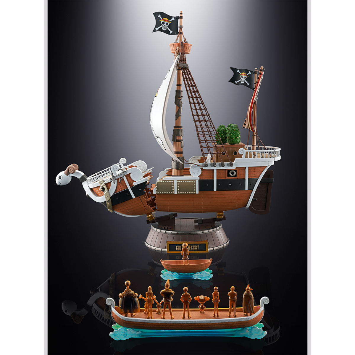 ONE PIECE CHOGOKIN ANIME 25TH ANNIVERSARY MEMORIAL EDITION - GOING MERRY FIGURE