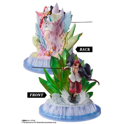 One Piece Figuarts Zero Extra Battle - Shanks and Uta One Piece Film Red Ver.