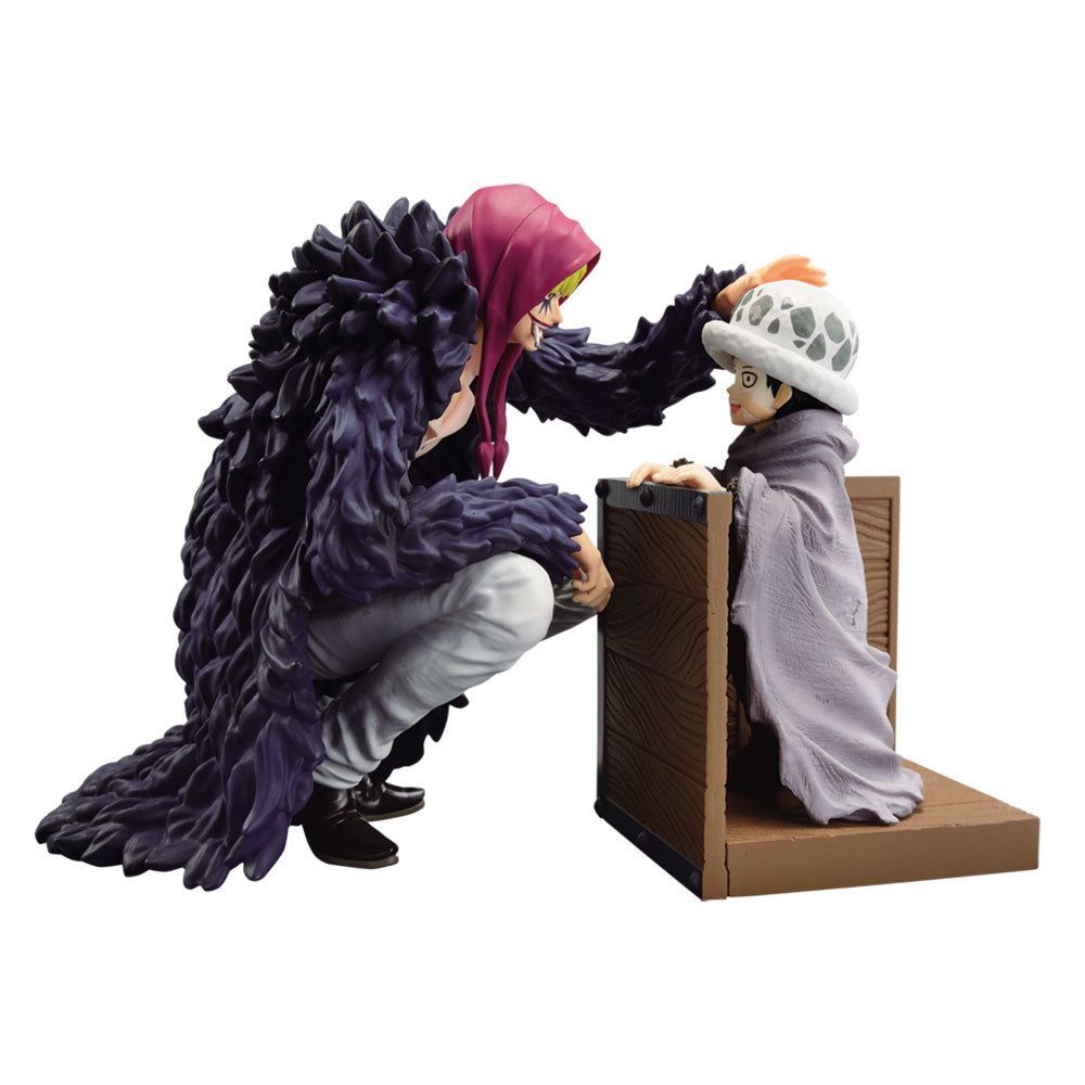 ONE PIECE FIGURE - ICHIBAN KUJI EMOTIONAL STORIES - PRIZE B - REVIBLE MOMENT - LAW AND CORAZON -