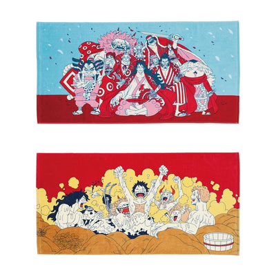 One Piece Figure Ichiban Kuji New Dawn - D Prize - Big Towel - Set 2 Pcs