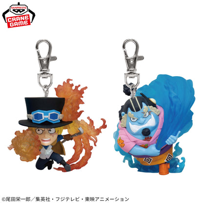 ONE PIECE FIGURE KEYCHAIN VOL.5 - SABO AND JINBE