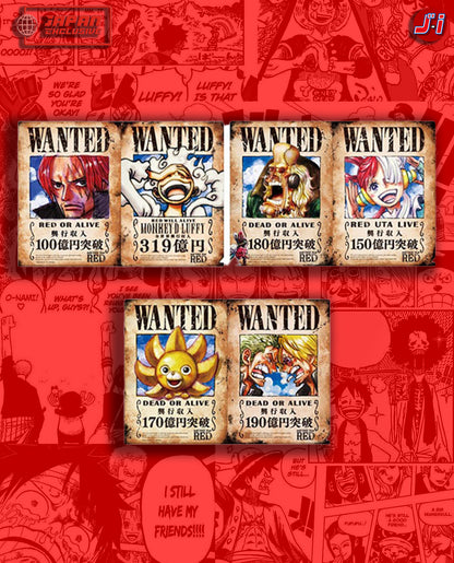 ONE PIECE FILM RED COMMEMORATIVE ENCORE SCREENING - CLEAR FILE SET [3 PCS FRONT AND BACK]