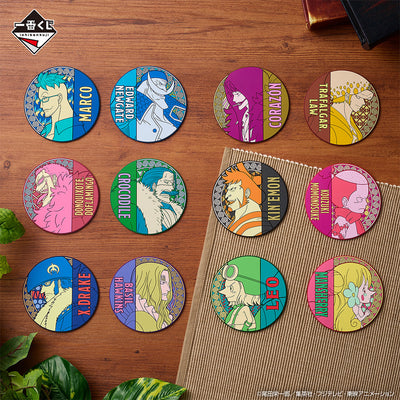 One Piece Ichiban Kuji EX - Those Who Harbor The Demon vol.2 - Rubber Coaster (G) - Full Set 12 Pcs