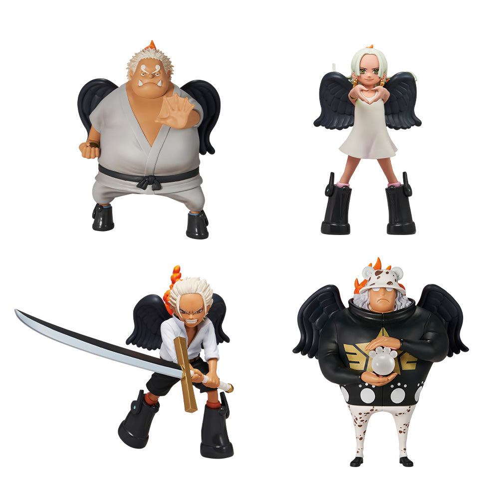 ONE PIECE ICHIBAN KUJI Future Island Egghead - G PRIZE - Seraphim Mini Figure Complete Set 4 Pcs