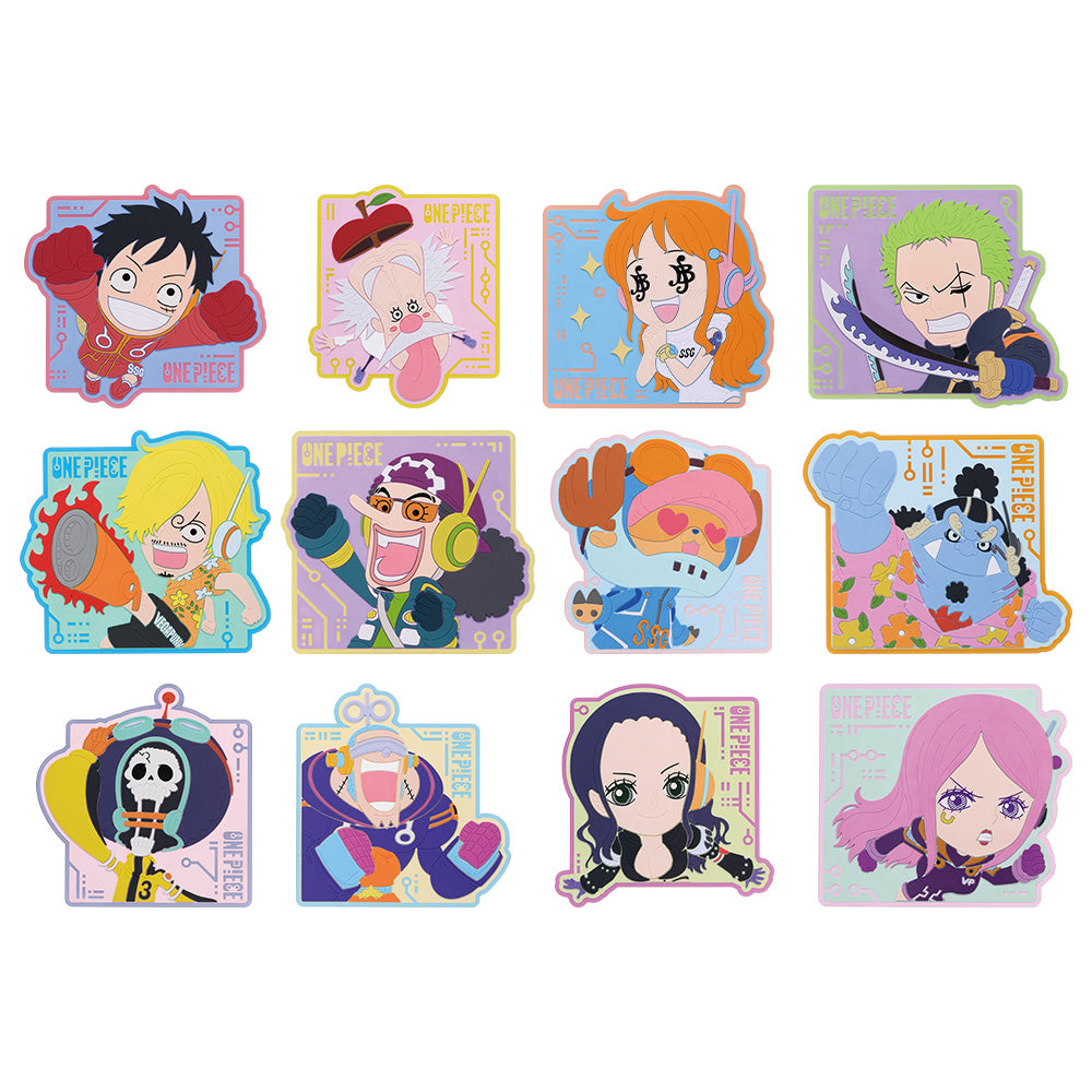 ONE PIECE ICHIBAN KUJI Future Island Egghead - J PRIZE - Rubber Coaster Complete Set 12 Pcs