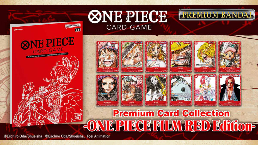 ONE PIECE PREMIUM CARD COLLECTION - ONE PIECE FILM RED
