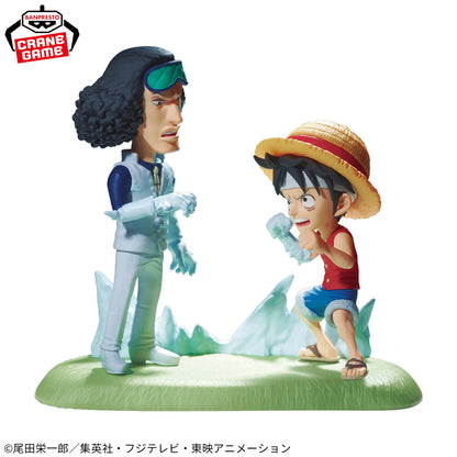 ONE PIECE WORLD COLLECTIBLE FIGURE LOG STORIES - MONKEY D. LUFFY VS KUZAN