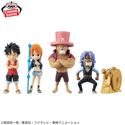 ONE PIECE WORLD COLLECTIBLE FIGURES - ENIES LOBBY I COMPLETE SET OF 5 TYPES