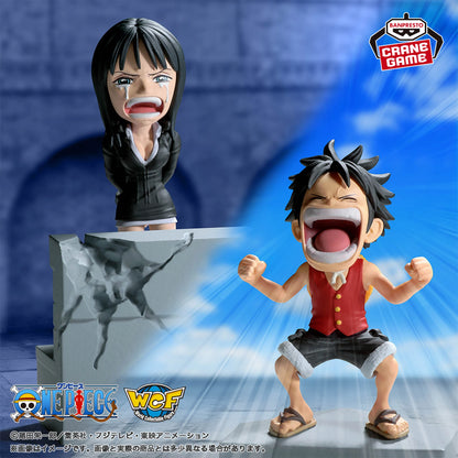 ONE PIECE WORLD COLLECTIBLE FIGURES - LOG STORIES MONKEY D. LUFFY AND NICO ROBIN