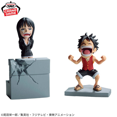 One Piece World Collectible Figures - Log Stories Monkey D. Luffy and Nico Robin