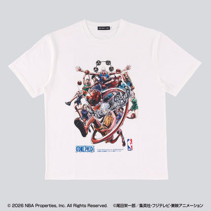 One Piece x NBA - T-Shirts (7 Types) [Pre-order Jul 2026]