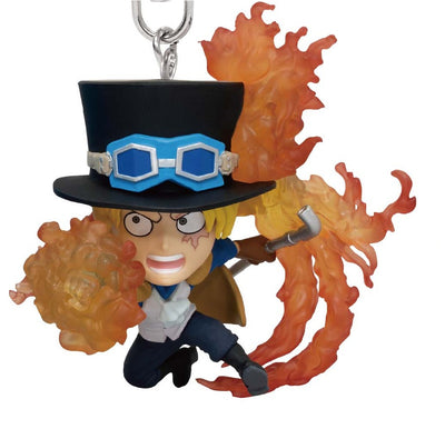 One Piece Figure Keychain Vol.5 - Sabo and Jinbe