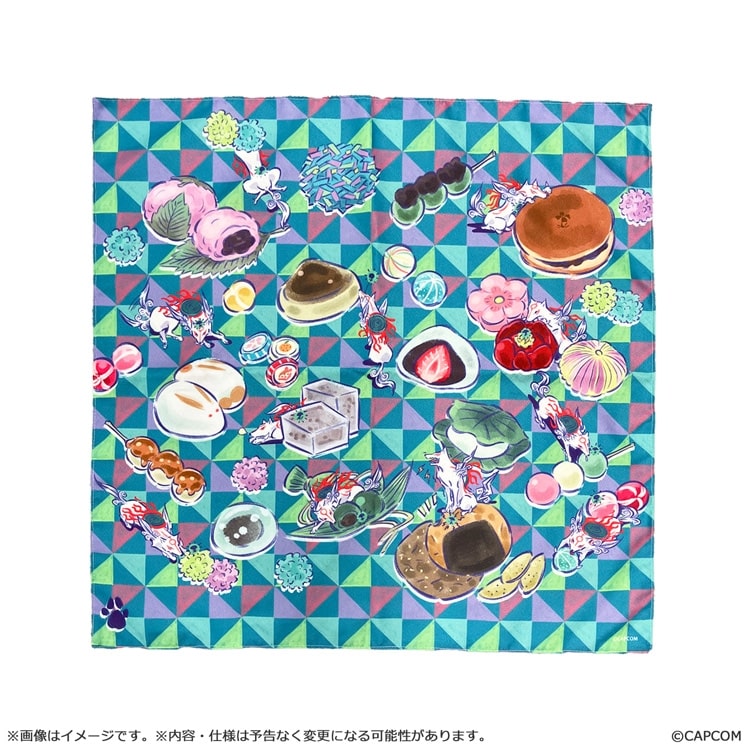 Okami 20th Anniversary Furoshiki (Wrapping Cloth) - Design B [Pre-Order Sep 2026]