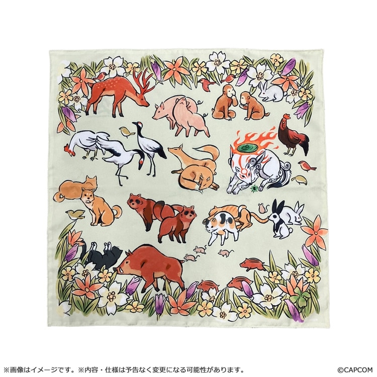 Okami 20th Anniversary Furoshiki (Wrapping Cloth) - Design C [Pre-Order Sep 2026]