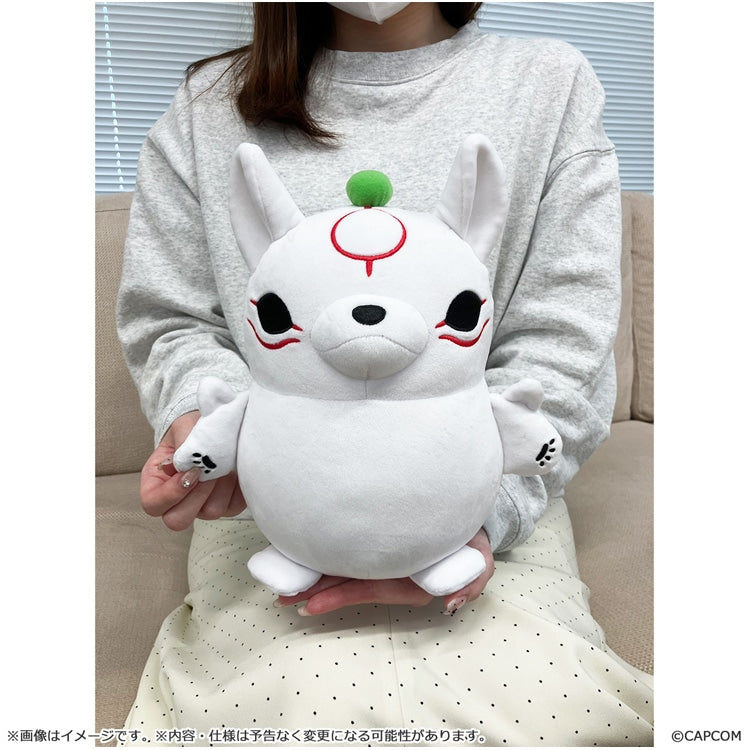 Chari　Amatera Okami 20th Anniversary Mochi Kawa Plush - Amaterasu [Pre-Order Sep