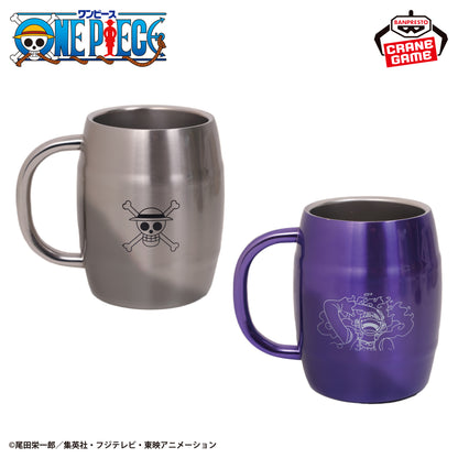 One Piece - Barrel-Shaped Stainless Steel Tumbler (2 Types) [Pre-Order Jul 2026]