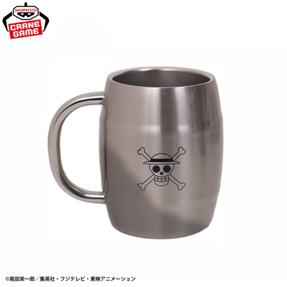 One Piece - Barrel-Shaped Stainless Steel Tumbler (2 Types) [Pre-Order Jul 2026]