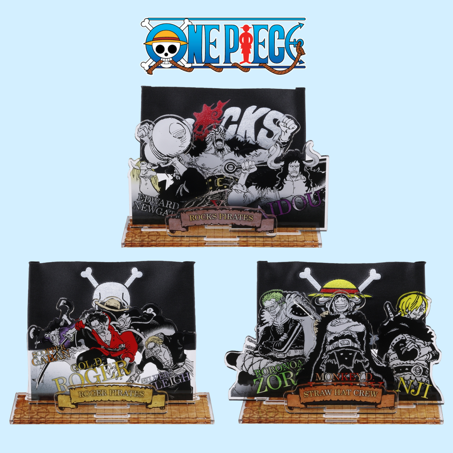 One Piece - Pirate Flag Acrylic Stand (3 Types)