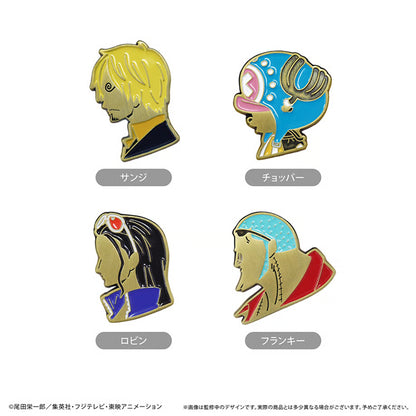 One Piece - Silhouette Pins Vol. 2 (4 Types) [Pre-Order Sep 2026]