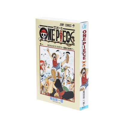 One Piece - Volume 1 Complete Box T-shirt + Comic Style Pouch + 8 Sticker Sheets Featuring Memorable Scenes