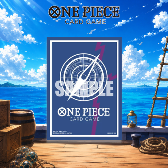 One Piece Card Game Official Card Sleeves 16 - Standard Blue ver. Rocks D. Xebec [Pack of 70 Sleeves]