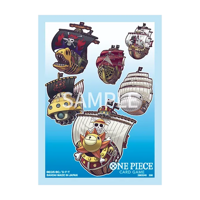 One Piece Card Game Official Card Sleeves Limited Edition Vol. 6 - Large Ship Collection [Pack of 70 Sleeves]