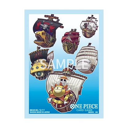 One Piece Card Game Official Card Sleeves Limited Edition Vol. 6 - Large Ship Collection [Pack of 70 Sleeves]